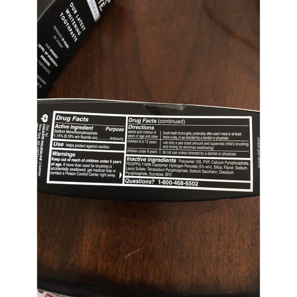 2x COLGATE Optic White ProSeries ENAMEL STRENGTH Whitening Toothpaste 3oz - Picture 2 of 4